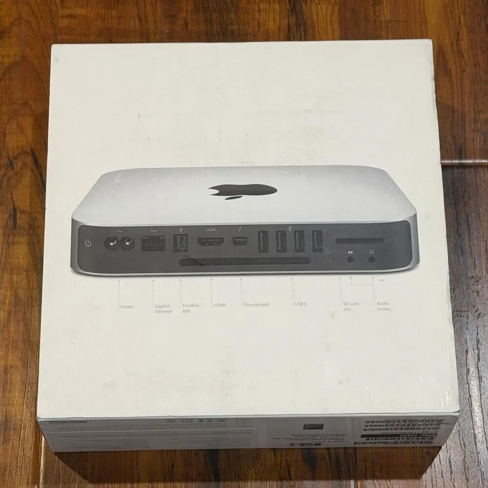 Mac Mini 2012 A1347 2.5Ghz Dual-Core 500GB HDD 4GB Ram with Power Cord & Box